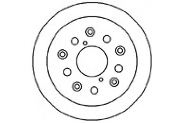MAPCO 15565: Piduriketas Tagasild, Ø: 307mm, täis, Ø: 307mm