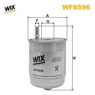 WIX FILTERS WF8596: Kütusefilter