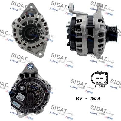 FISPA A12BH0193: Alternator 150A