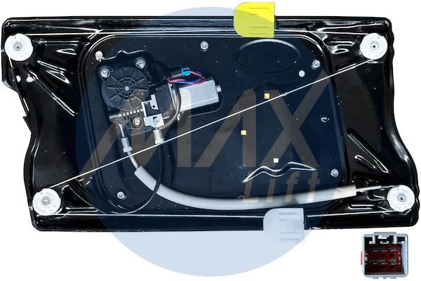MAX WLR107-L: Mecanism actionare geam fata stanga, electric, cu motor electric, cu placa insurubata