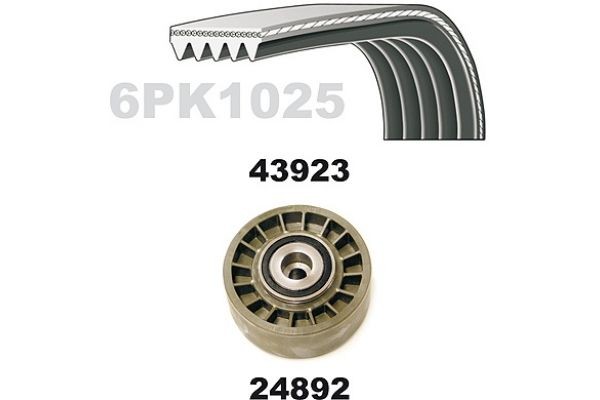 MAPCO 23924: Soonrihmakomplekt