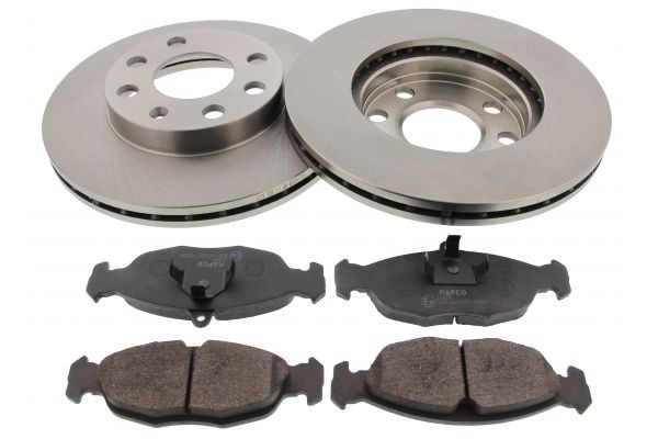 MAPCO 47752: Pidurikomplekt, ketaspidur Esisild, Ø: 236mm, õhutusega