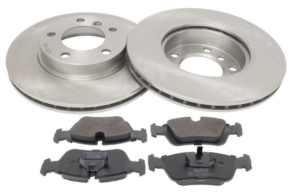 MAPCO 47881: Pidurikomplekt, ketaspidur Esisild, Ø: 286mm, õhutusega