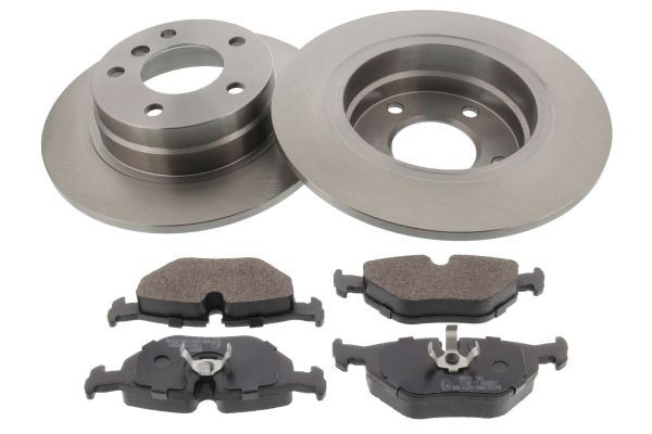 MAPCO 47882: Set frana, frana disc puntea spate, Ř: 280mm, plin