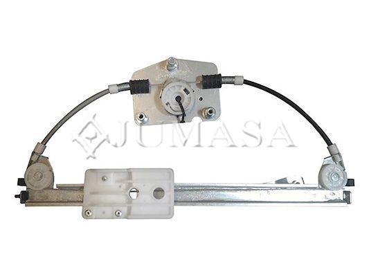 JUMASA 62235562: Mecanism actionare geam fata stanga, electric, fara motor electric, cu suport de baza