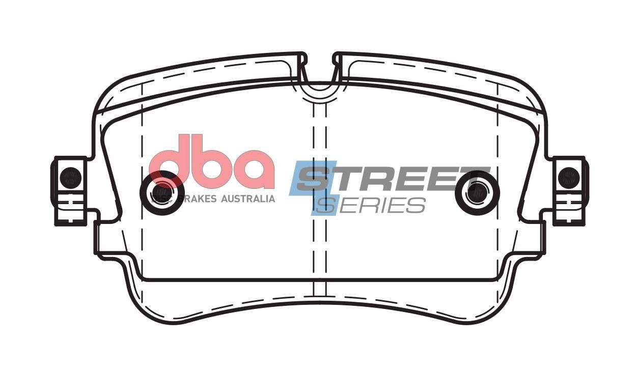 DBA Australia DB15031XP: Raceing-piduriklotsi komplekt