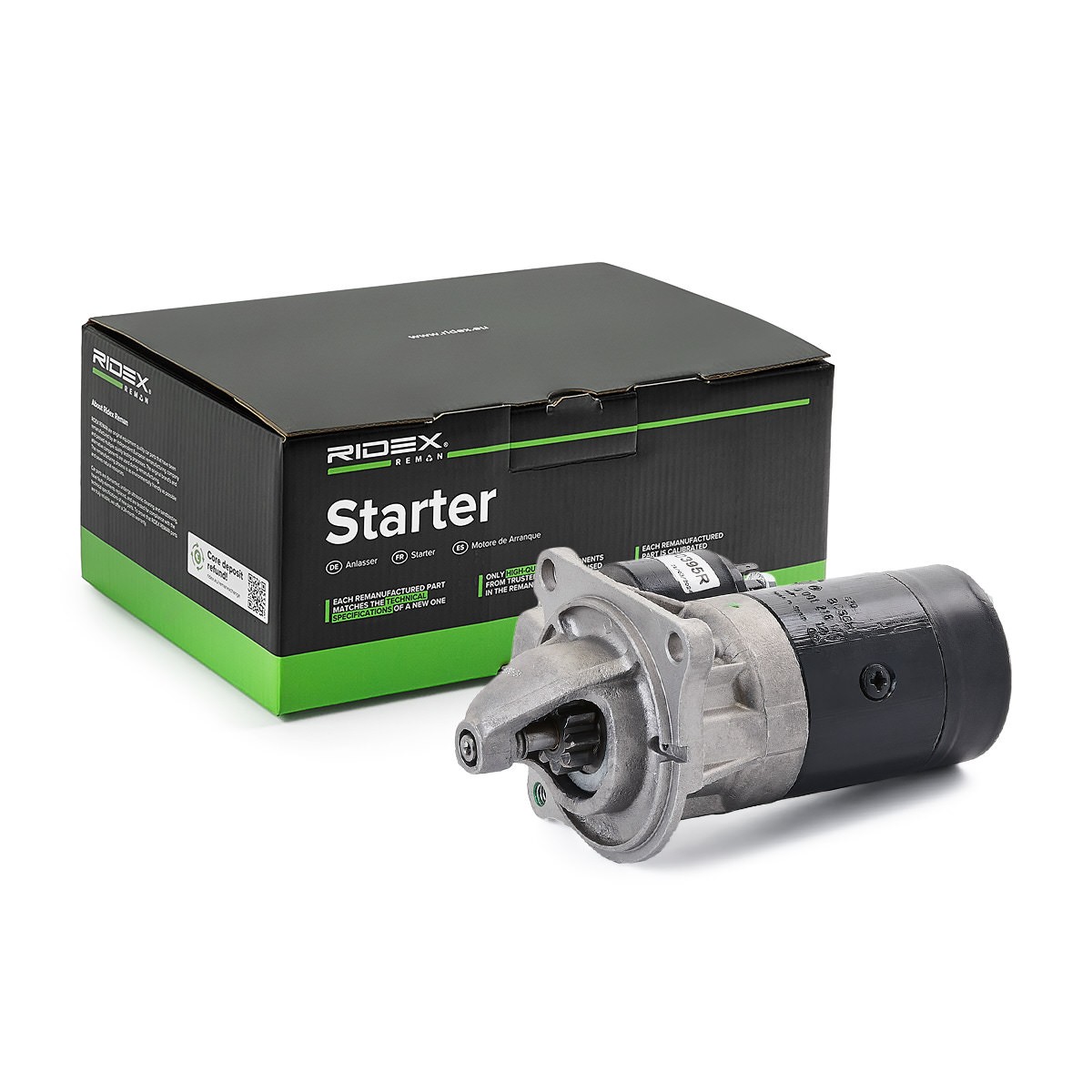 RIDEX REMAN 2S0395R: Starter 2,20kW