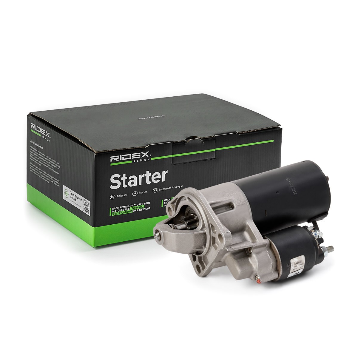 RIDEX REMAN 2S0891R: Starter 1,4kW