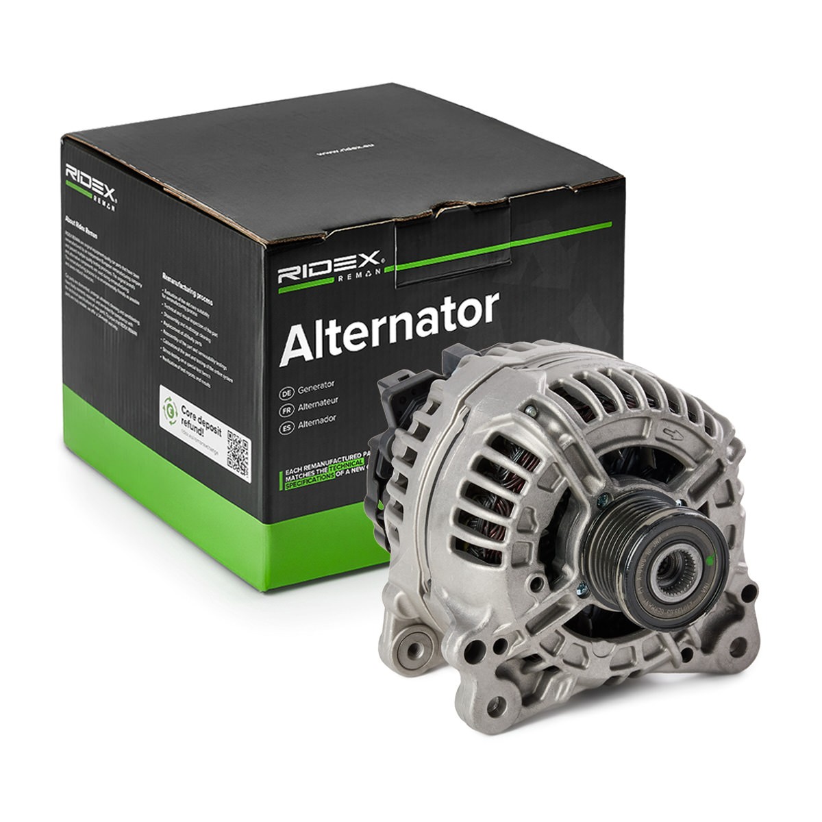 RIDEX REMAN 4G0648R: Alternator 140A
