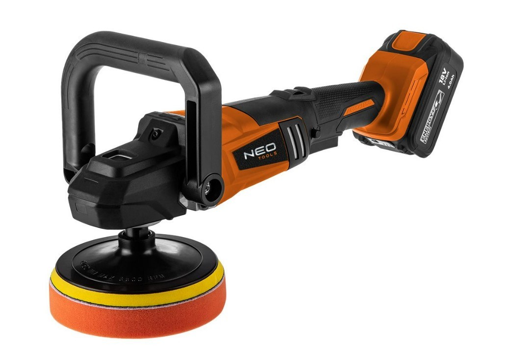NEO TOOLS 04-602: Polizor fara baterie, fara aparat de incarcare, cu acceasorii ENERGY+