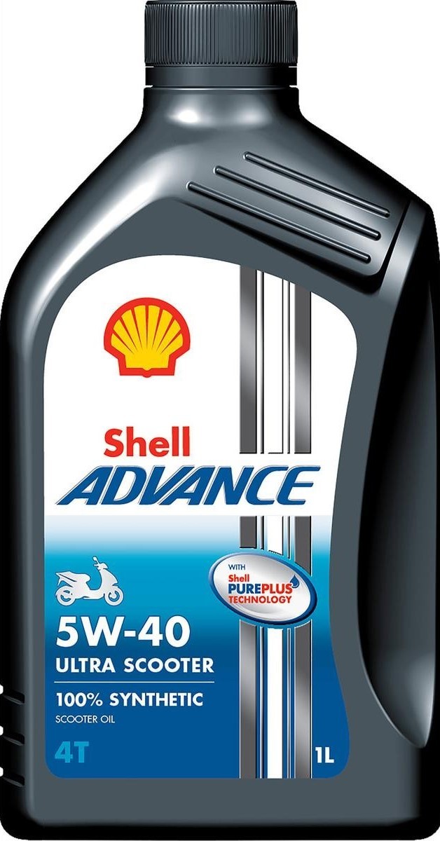 SHELL 550044473: Mootoriõli 1l, 5W-40 Advance, Ultra Scooter