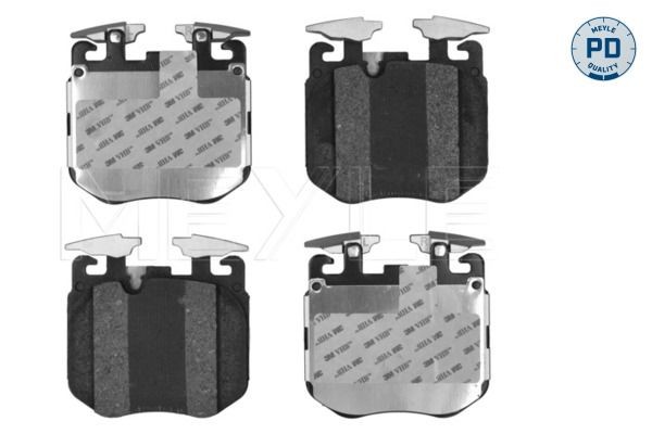 MEYLE 025 223 9220/PD: Piduriklotsid MEYLE-PD: Advanced performance and design. Esisild, koos kokkusurumisvastase plekiga