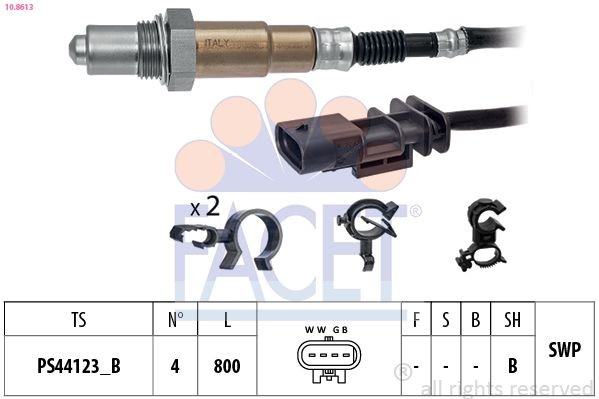 FACET 10.8613: Lambda andur Made in Italy - OE Equivalent