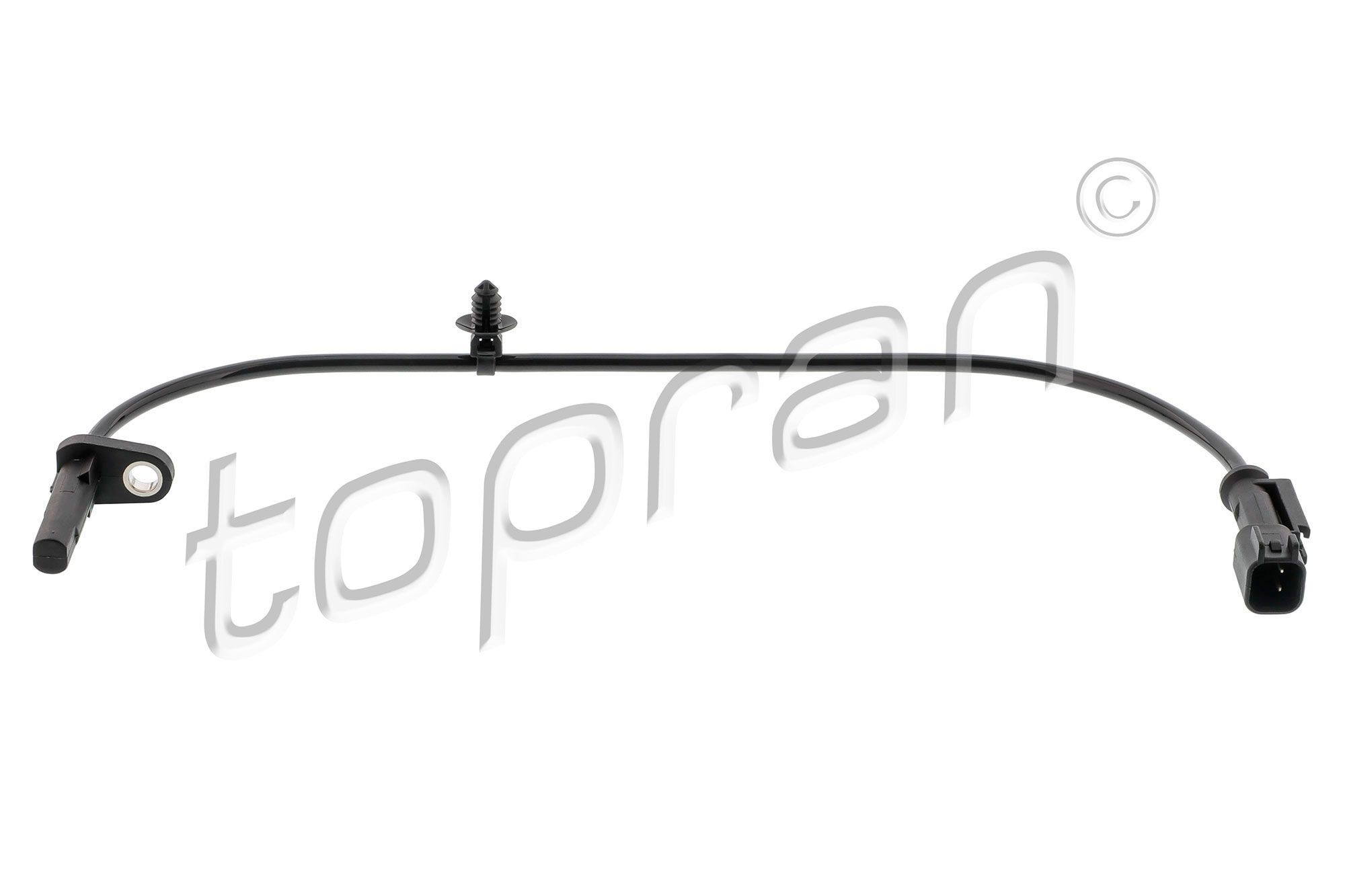 TOPRAN 305 870: Wielsnelheidssensor (ABS) Achteras links, Achteras rechts, Met kabel