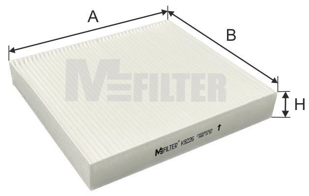 MFILTER K 9226: Filter, salongiõhk Partikkelfilter