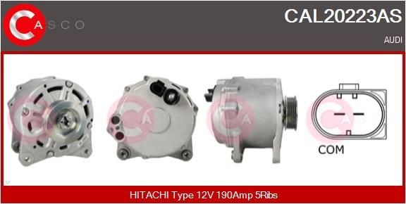 CASCO CAL20223AS: Alternator 190A
