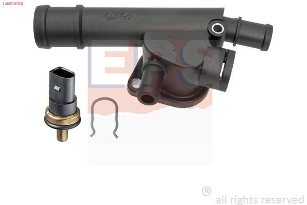 EPS 1.660.015K: Termostaadikorpus Made in Italy - OE Equivalent
