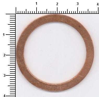 ELRING 137.600: Inel etansare, surub drena ulei Cupru, Diametru interior: 30mm