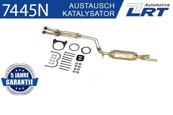 LRT 7445N: Katalüsaator koos osadega