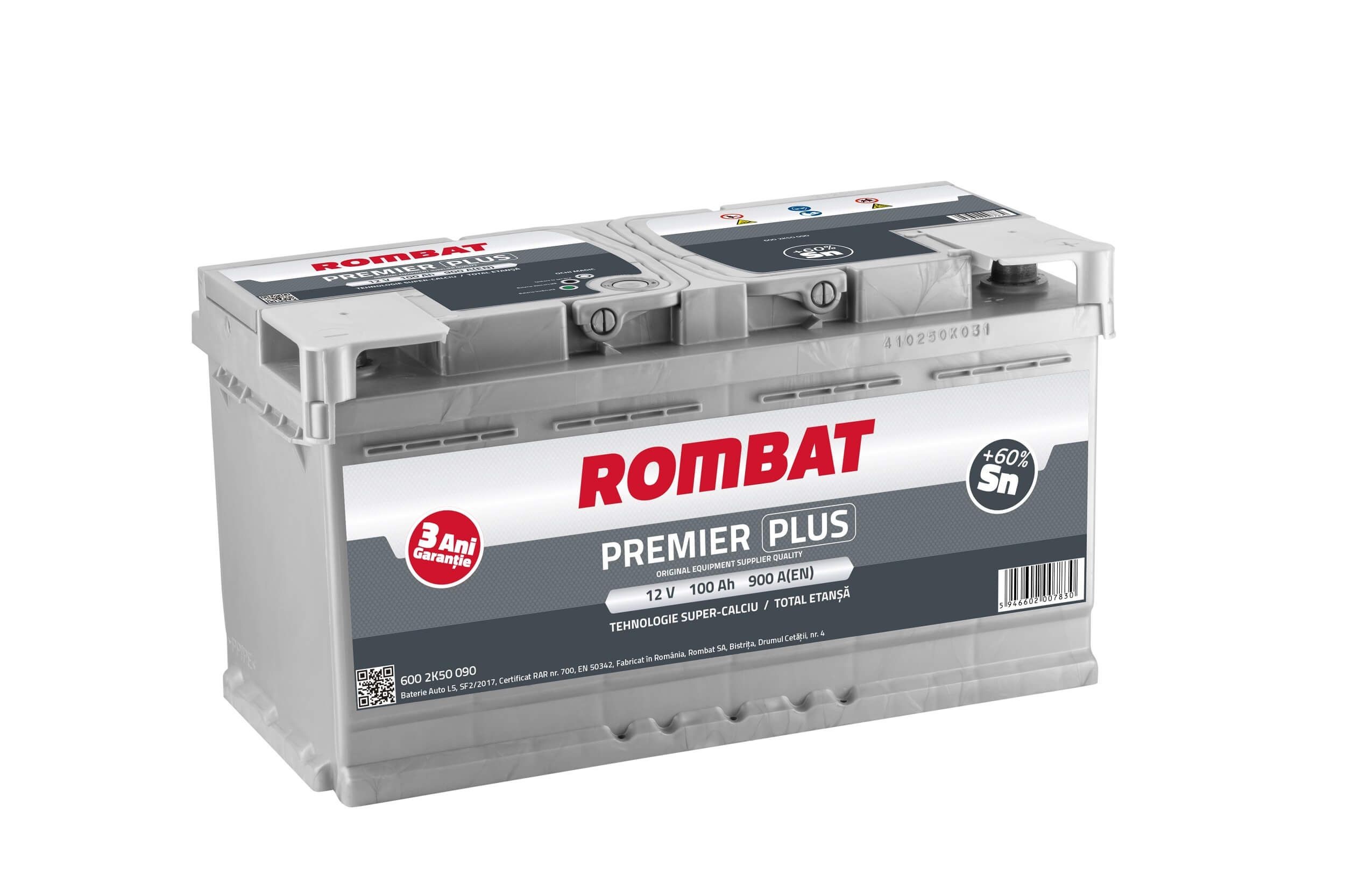 ROMBAT 600 2K50 090: Baterie de pornire PREMIER PLUS