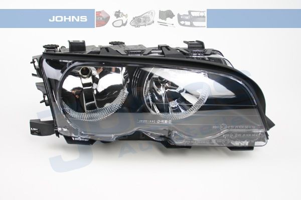 JOHNS 20 08 10-4: Far dreapta, H7/H7, cu motor reglaj LWR