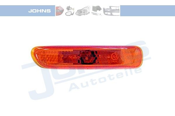 JOHNS 20 08 21: Semnalizator fata stanga, instalare laterală, galben, cu suport bulb