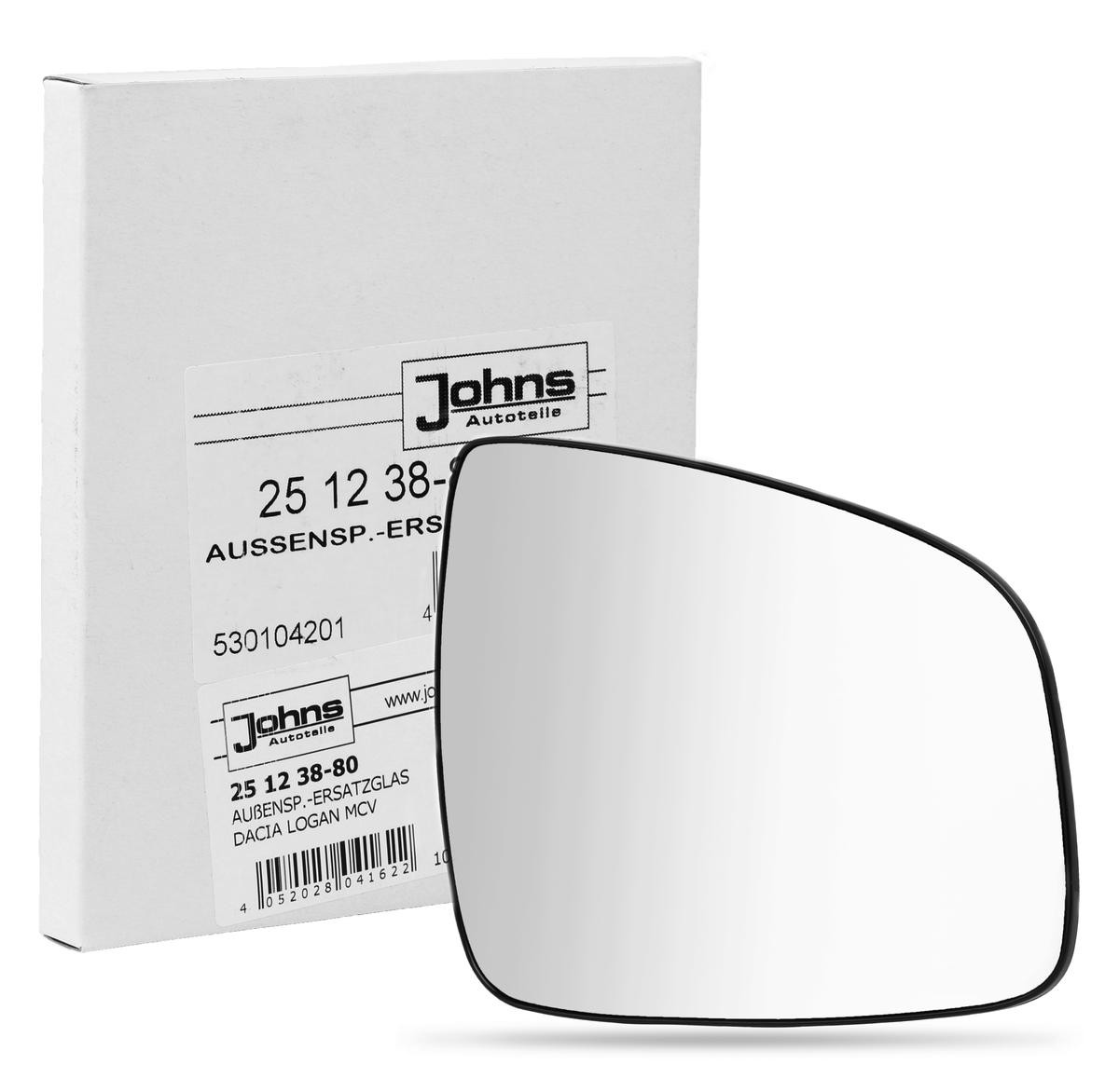 JOHNS 25 12 38-80: Peegliklaas, Välispeegel paremal