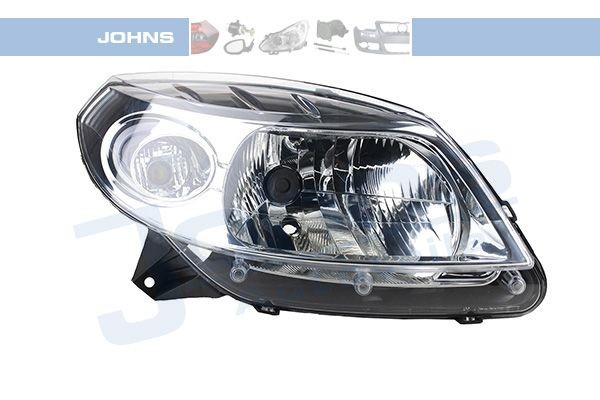 JOHNS 25 21 10: Far dreapta, H4, fara motor reglaj LWR