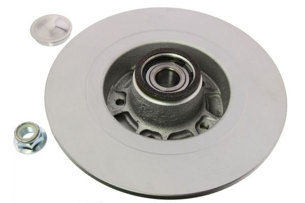 MAPCO 15016C: Piduriketas Tagasild, Ø: 270mm, täis, Ø: 270mm, kaetud, koos rattalaagriga, koos ABS-andurirõngaga