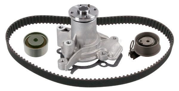SWAG 33 10 7650: Veepump + hammasrihmakomplekt koos veepumbaga