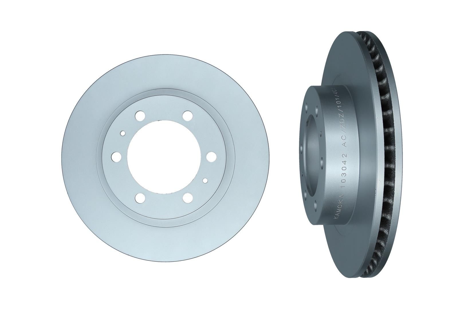 KAMOKA 103042: Piduriketas Esisild, Ø: 319mm, sisemine õhutus, Ø: 319mm, kaetud