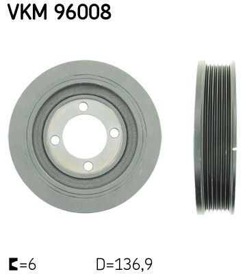 SKF VKM 96008: Rihmaratas, väntvõll
