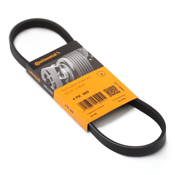 CONTITECH 4PK665: Soonrihm 665mm, Ribide arv: 4