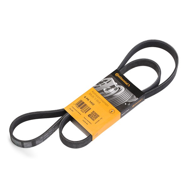CONTITECH 6PK1432: V formos rumbuoti diržai 1432mm, briaunų skaičius: 6