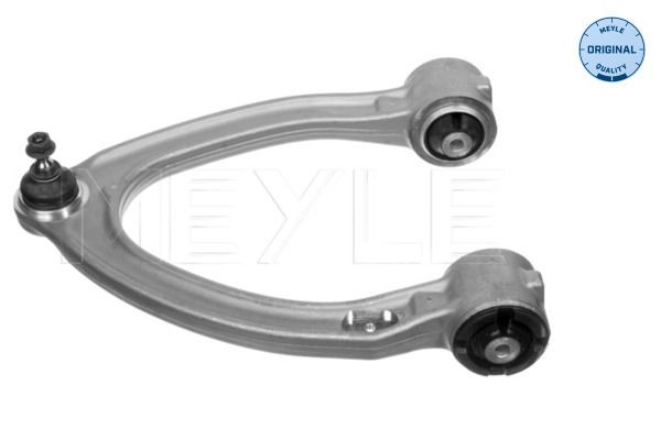 MEYLE 016 050 0046: Bærearm øvre, framaksel venstre, Aluminium, med støtte / styreledd, med gummifeste, ORIGINAL Quality