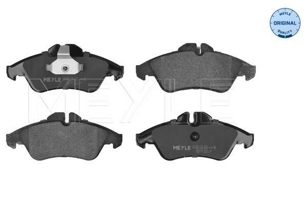MEYLE 025 215 7620: Plaquettes de frein Essieu avant, avec tôle anti-bruit, ORIGINAL Quality