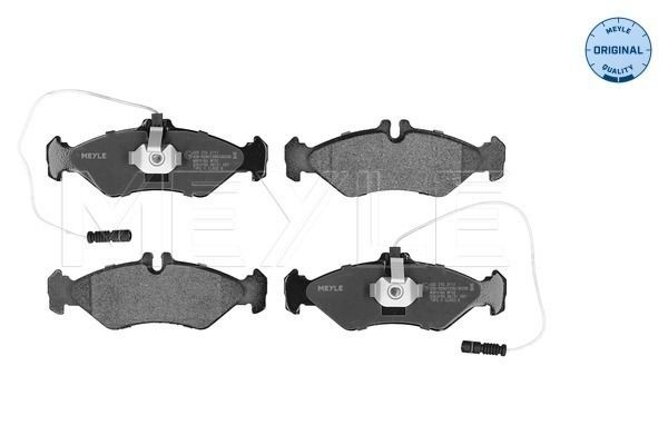 MEYLE 025 216 2117: Piduriklotsid Tagasild, koos kokkusurumisvastase plekiga, ORIGINAL Quality