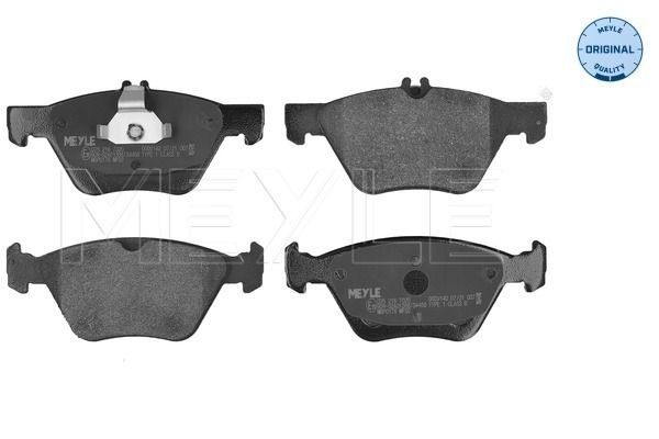 MEYLE 025 216 7020: Plaquettes de frein Essieu avant, avec tôle anti-bruit, ORIGINAL Quality