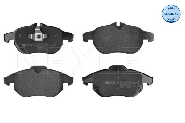 MEYLE 025 234 0220: Piduriklotsid Esisild, koos kokkusurumisvastase plekiga, ORIGINAL Quality