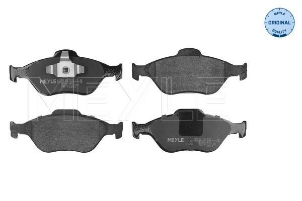 MEYLE 025 236 0418: Kit pastiglie freni Assale anteriore, con lamierino anticigolío, ORIGINAL Quality