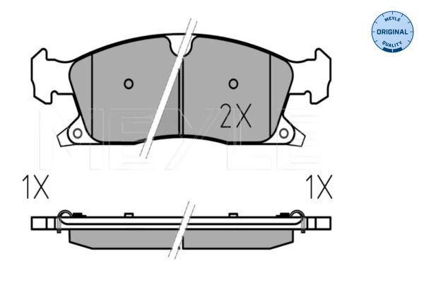 MEYLE 052 013 0765: Curea transmisie 765mm, ORIGINAL Quality