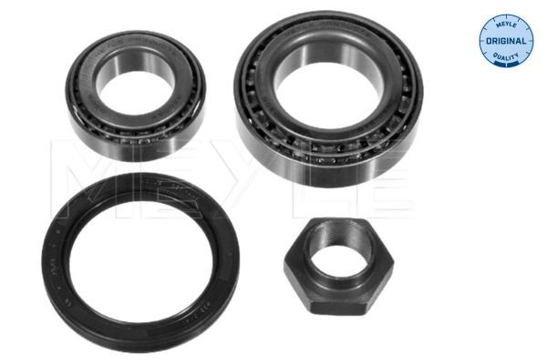 MEYLE 100 498 0040: Kit de roulement de roue Essieu avant, avec matériel de montage/fixation, ORIGINAL Quality