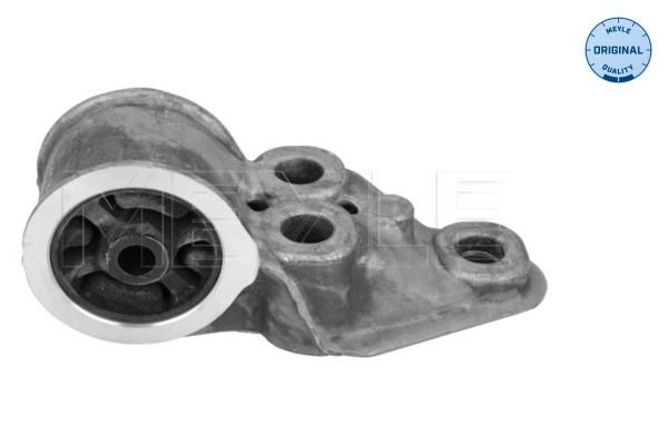 MEYLE 100 710 0002: Achskörperlager Hinterachse links, mit Gummilager, ORIGINAL Quality