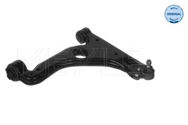MEYLE 616 050 0211: Brat, suspensie roata partea de jos, Axa fata dreapta, tabla de otel, cu articulatie de sarcina/ghidare, cu bucsa de cauciuc, ORIGINAL Quality