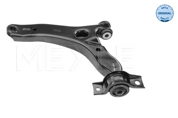 MEYLE 716 050 0030: Brat, suspensie roata partea de jos, Axa fata stanga, tabla de otel, fara articulatie de sarcina/ghidare, cu bucsa de cauciuc, ORIGINAL Quality