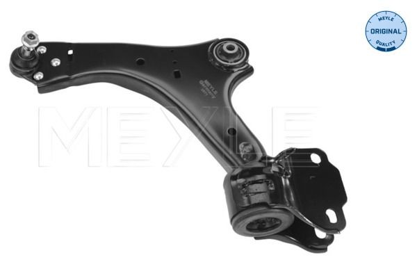 MEYLE 716 050 0033: Brat, suspensie roata partea de jos, Axa fata stanga, tabla de otel, cu articulatie de sarcina/ghidare, cu bucsa de cauciuc, ORIGINAL Quality