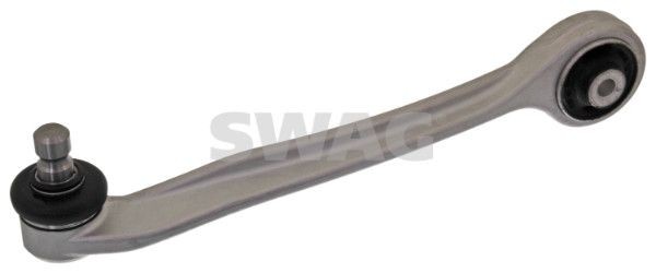 SWAG 32 73 0021: Bras de suspension Essieu avant gauche, supérieur, avant, Aluminium, avec support en caoutchouc, avec rotule de suspension