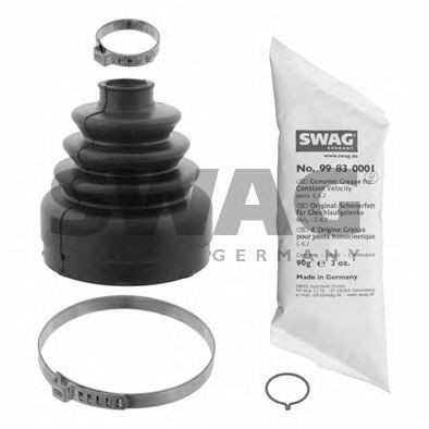 SWAG 50 90 6767: Ansamblu burduf, articulatie planetara punte fata, spre cutia de viteze, cauciuc