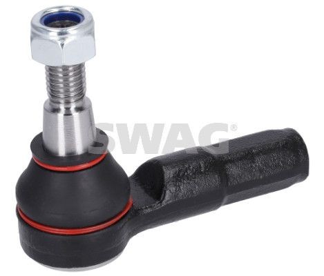 SWAG 50 92 2406: Raidetangon pää Etuakseli, vasen, Etuakseli, oikea, 90mm, lukkomutterilla