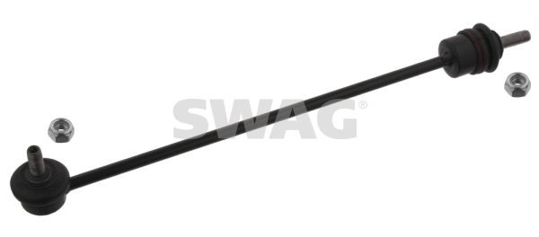 SWAG 60 79 0001: Brat / bieleta suspensie, stabilizator punte fata, 390mm, Otel, cu piulițe